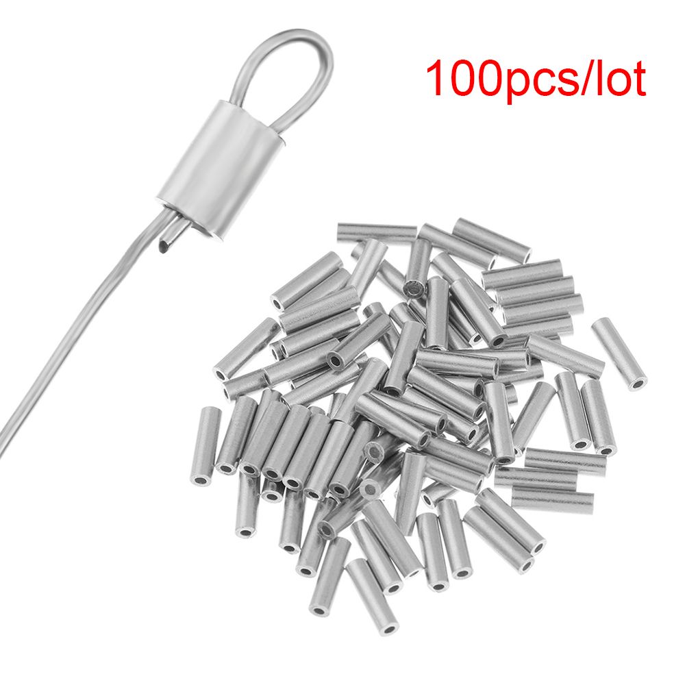 Fishing Equipment On Sale - 100 Cái/lốc 0.8Mm/1.0Mm/1.2Mm/1.4Mm/1.6Mm/1.8Mm Tròn thật Ống