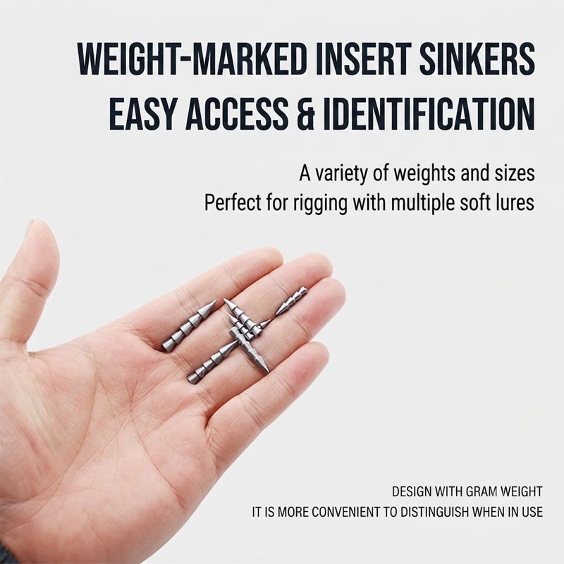 Lead-Free Alloy Nail Sinkers f - đánh giá và giá Bass Fishing Lure