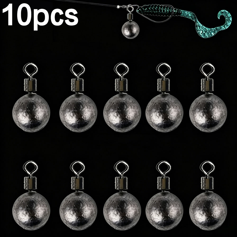 10pcs 5-20g Round Ball Lead Si - đánh giá và giá Fishing Equipment On Sale