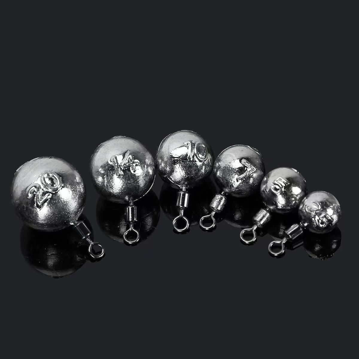 10pcs 5-20g Round Ball Lead Si - đánh giá và giá Fishing Equipment On Sale