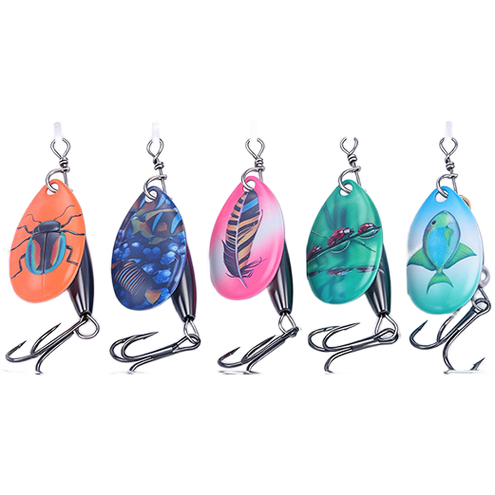 Hand Painted Rotating Lures wi - đánh giá và giá Bass Fishing Lure