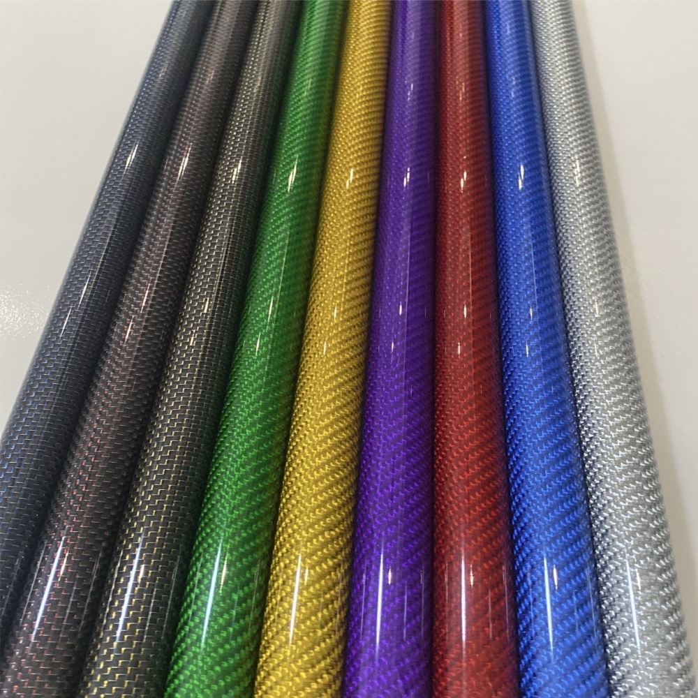 Carbon Fiber Tube Color 3K Twi - đánh giá và giá Carbon Fishing Rod